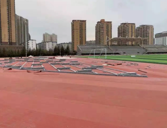 諸暨學校運動場塑膠跑道材料