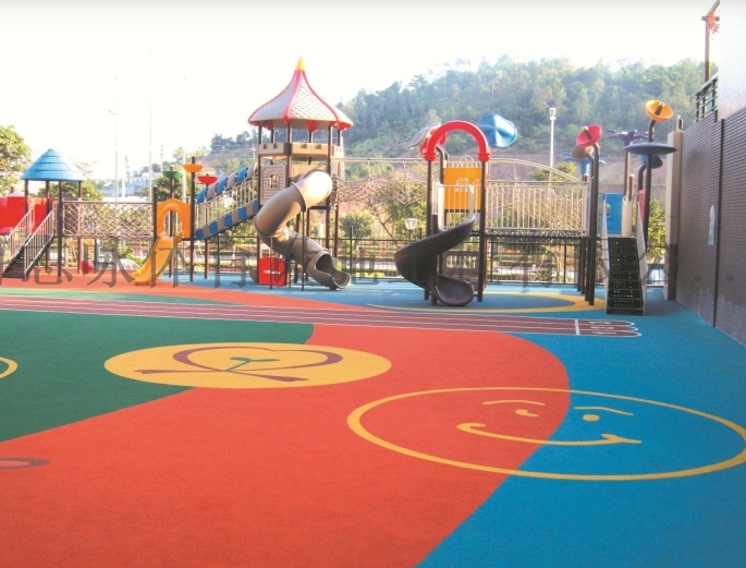 幼兒園EPDM塑膠跑道